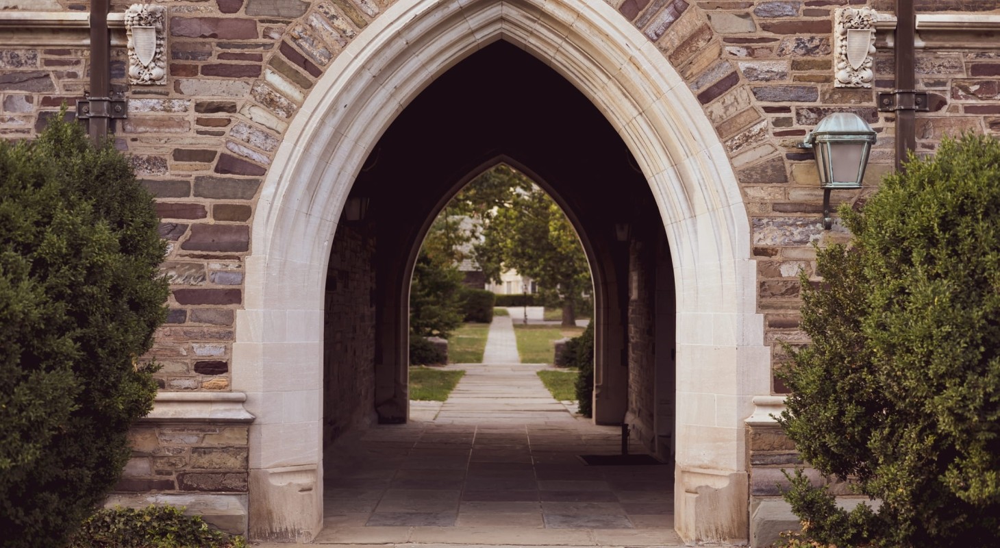 arch tunnel college campus