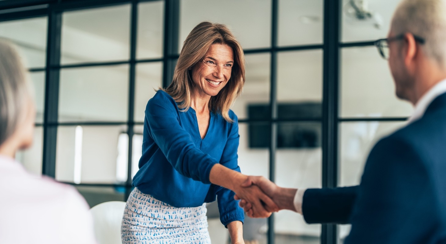 handshake for new agreement