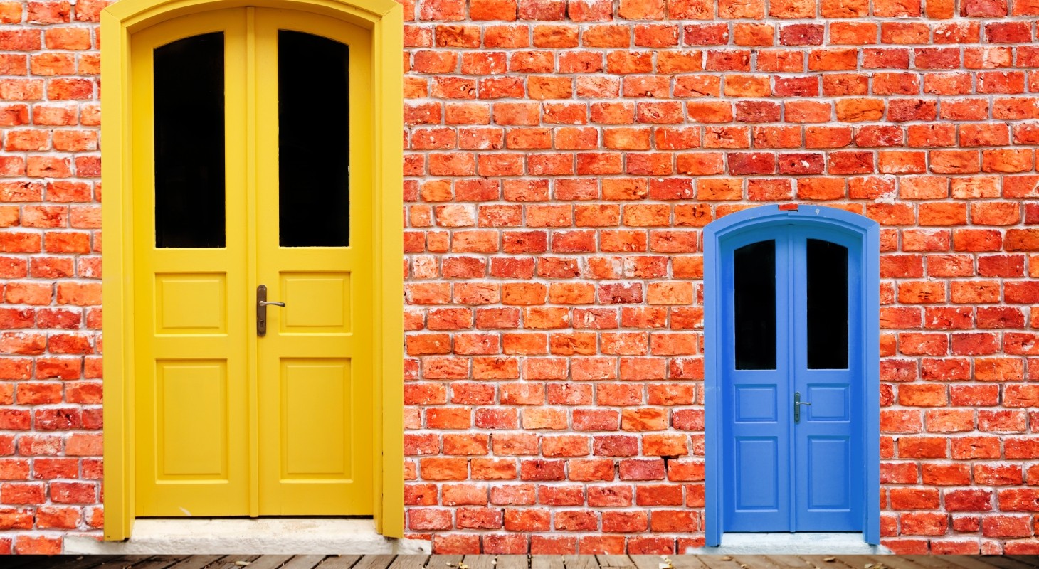 two-different-sized-doors
