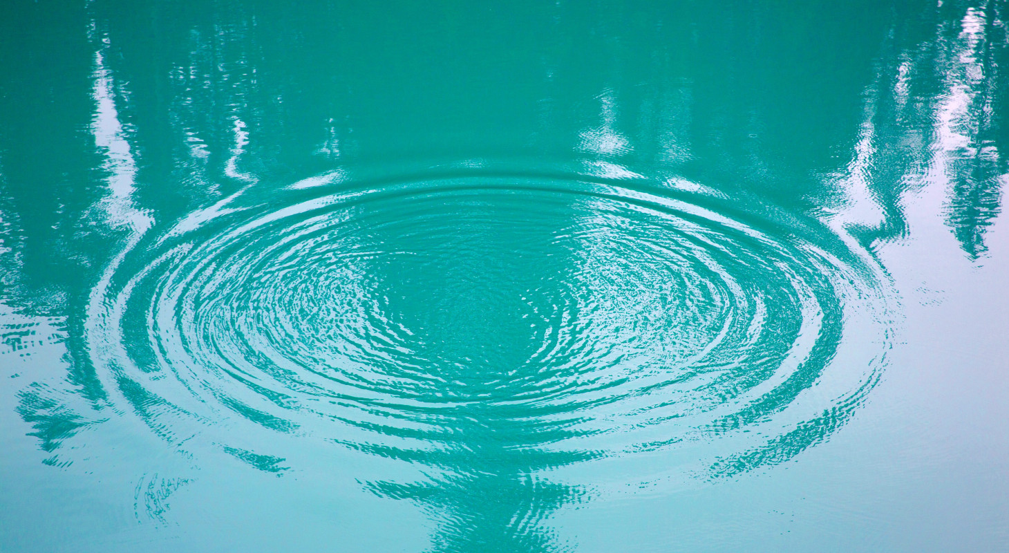 ripple on lake