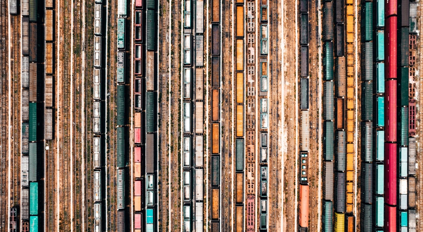 Looking Ahead To Executive Pay Practices In 2024 Pearl Meyer   GettyImages 1349428892 Dozens Of Trains In Railyard As As Viewed From Directly Above 