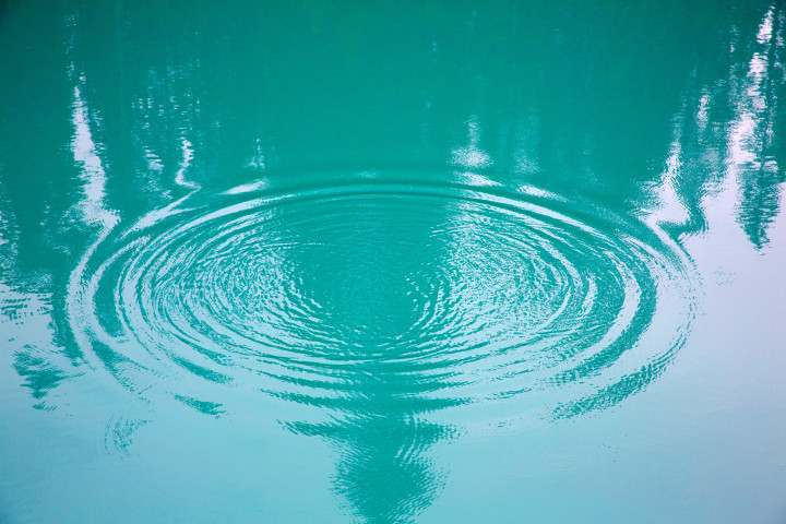 ripple on lake