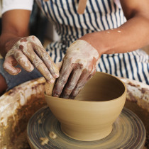 carving pottery