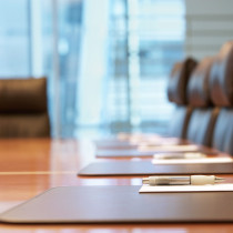 empty conference room before meeting