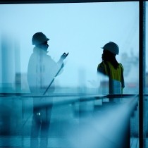 construction team collaborating