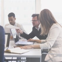 group of business people in the office